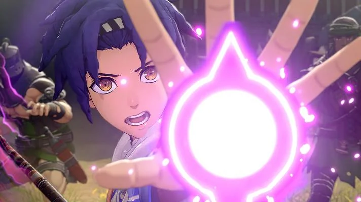 Official game image of Cai reaching toward the camera.